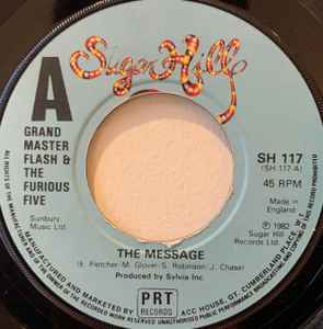 Grandmaster Flash and the Furious Five 12' Single with Original Record  Company