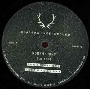 Romanthony - Too Long album cover