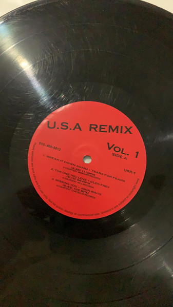 U.S.A. Remix Vol. 1 (Vinyl) - Discogs