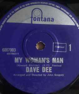 Dave Dee (2) - My Woman's Man album cover
