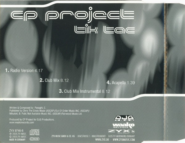lataa albumi CP Project - Tik Tac