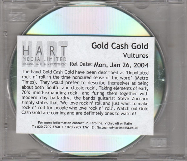 descargar álbum Gold Cash Gold - Vultures