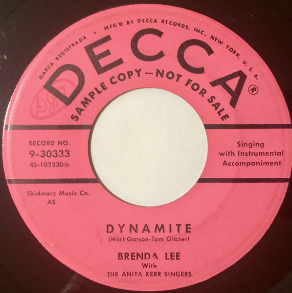 Brenda Lee – Dynamite (1957, Vinyl) - Discogs