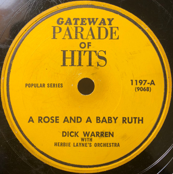 last ned album Dick Warren The Four Queens - A Rose And A Baby Ruth Lay Down Your Arms