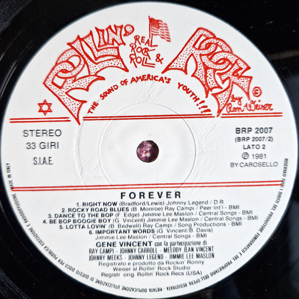 lataa albumi Gene Vincent - Forever