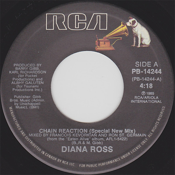 新商品 DIANA ROSS CHAIN REACTION 12インチ アナログ盤