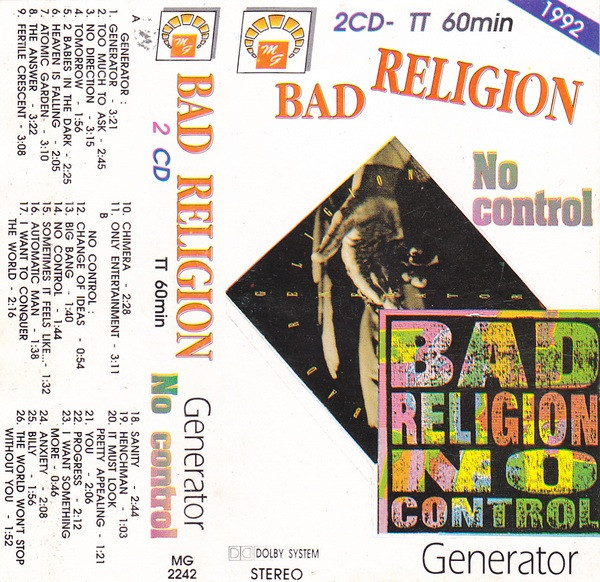 télécharger l'album Bad Religion - No Control Generator