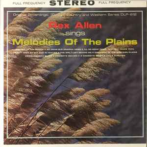 Rex Allen - Rex Allen Sings Melodies Of The Plains album cover