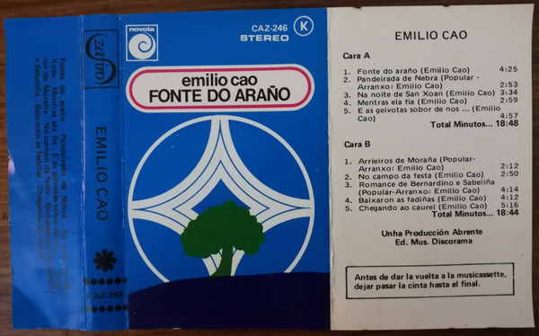 Emilio Cao – Fonte Do Araño (1986, Vinyl) - Discogs