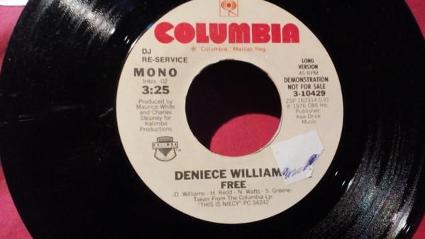 Deniece Williams – Free (1976, Vinyl) - Discogs