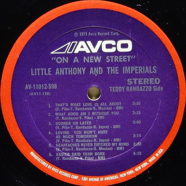 Album herunterladen Little Anthony & The Imperials - On A New Street