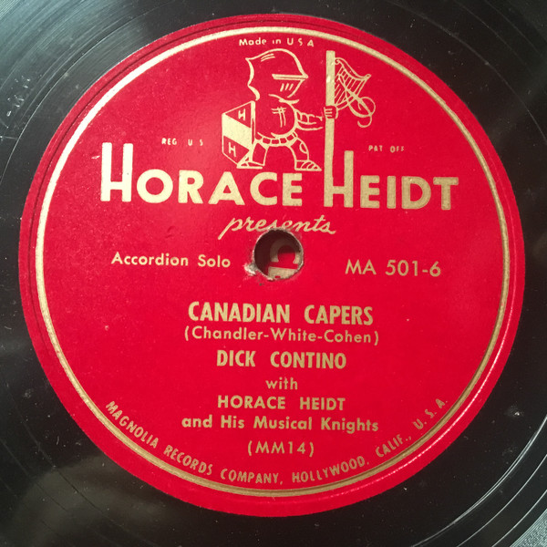 baixar álbum Dick Contino With Horace Heidt And His Musical Knights - Horace Heidt Presents Dick Contino
