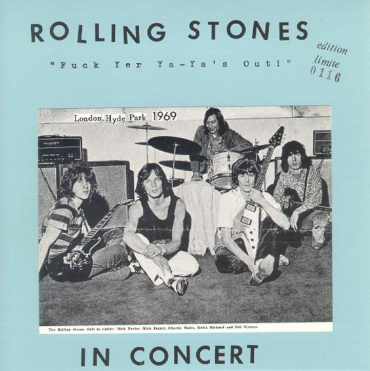 The Rolling Stones – Fuck Yer Ya-Ya's Out! (1983, Vinyl) - Discogs