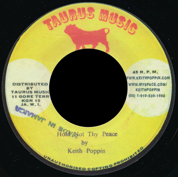 Keith Poppin – Hold Not Thy Peace (Vinyl) - Discogs