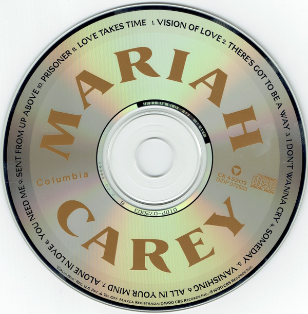 Mariah Carey - Mariah Carey | Columbia (CK 45202) - 3