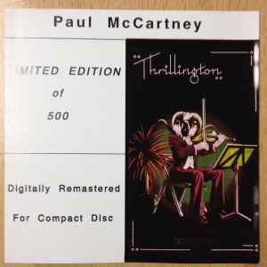 Paul McCartney – Thrillington (1992, CD) - Discogs