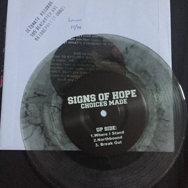 Signs Of Hope - Choices Made | Detonate Records (DTO 12) - 3