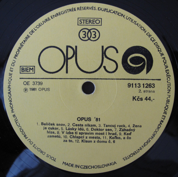 lataa albumi Various - Opus 81