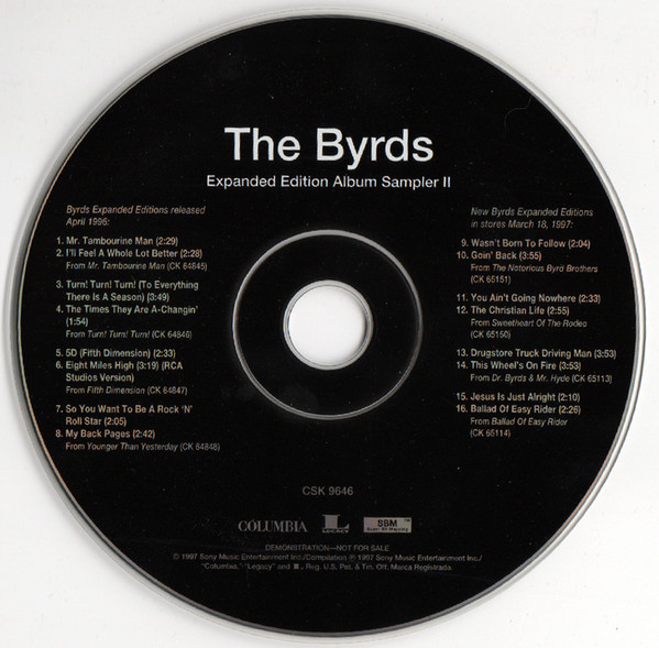 Album herunterladen The Byrds - Expanded Edition Album Sampler II