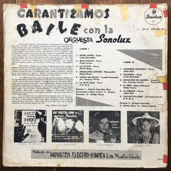 baixar álbum Orquesta Sonolux - Garantizamos Baile