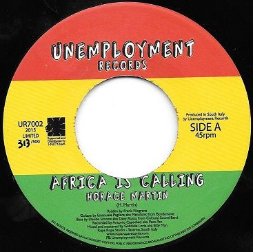 Horace Martin – Africa Is Calling (2015, Vinyl) - Discogs