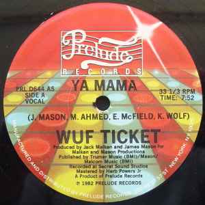 Wuf Ticket - Ya Mama album cover