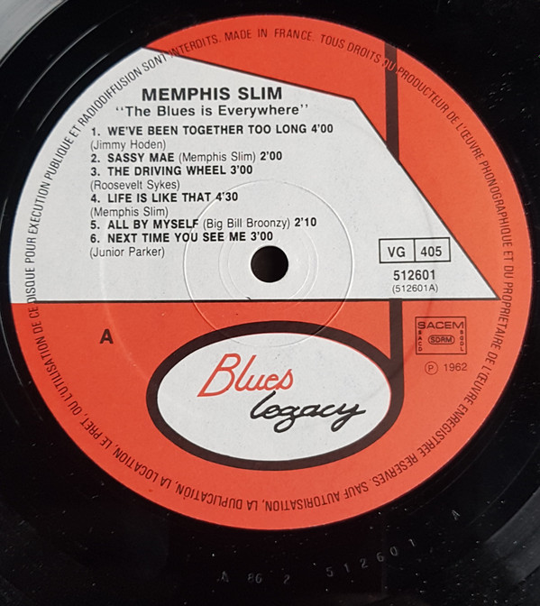 télécharger l'album Memphis Slim - The Blues Is Everywhere