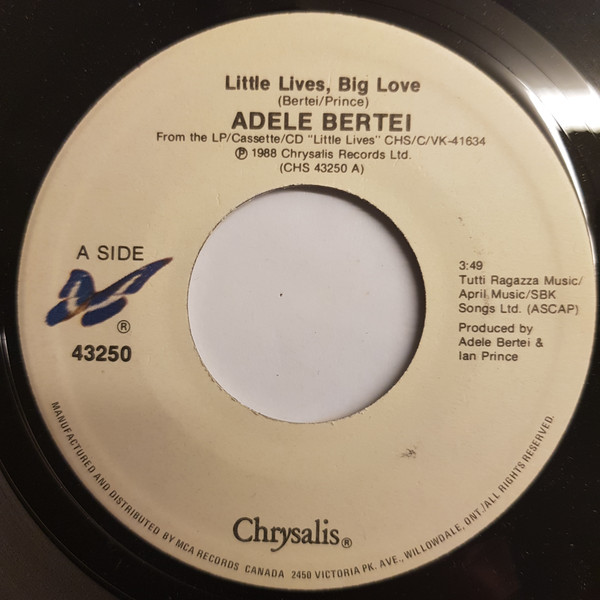 télécharger l'album Adele Bertei - Little Lives Big Love