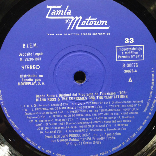 Album herunterladen Diana Ross & The Supremes Con The Temptations - TCB Takin Care Of Business