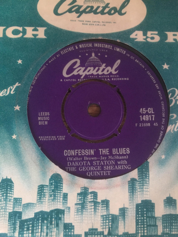 lataa albumi Dakota Staton - Confessin The Blues Im Left With The Blues In My Heart
