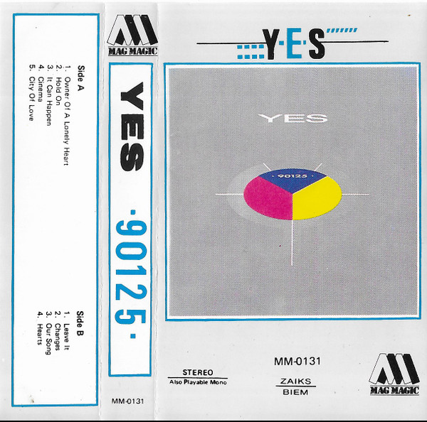 Yes – 90125 (Cassette) - Discogs