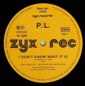 P.L. - I Don't Know What It Is / Transeuropa-Express album cover