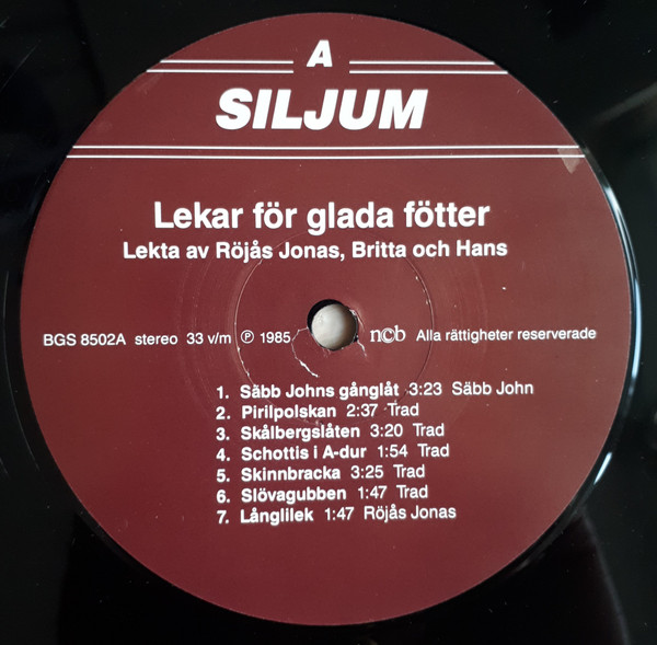 baixar álbum Röjås Jonas, Hans Röjås, Britta Röjås - Lekar För Glada Fötter