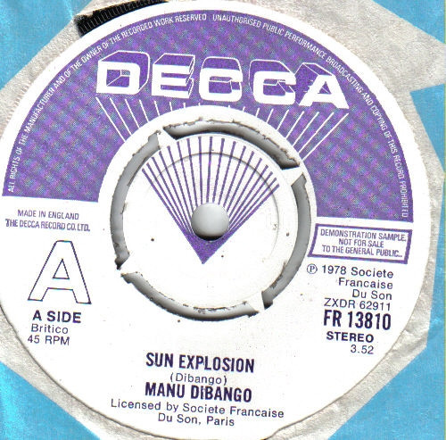 Manu Dibango – Sun Explosion (1978, Vinyl) - Discogs