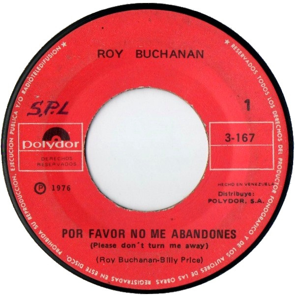 descargar álbum Roy Buchanan - Por Favor No Me Abandones Please Dont Turn Me Away