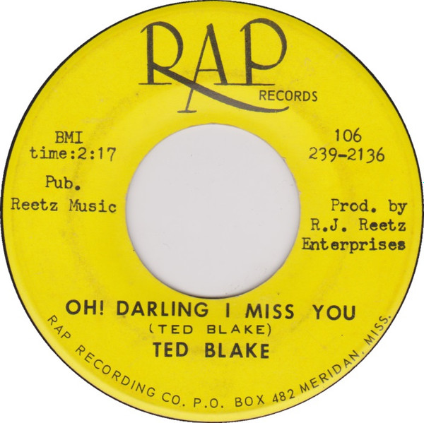 Album herunterladen Download Ted Blake - Alabama Stompin Ground Oh Darling I Miss You album