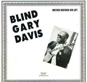 Blind Gary Davis - At "Al Matthes", Toronto (Spring 1976) album cover