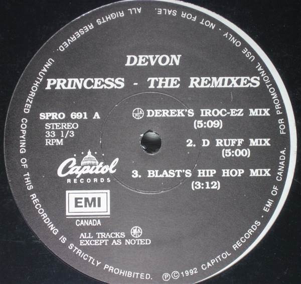 télécharger l'album Devon - Princess The Remixes