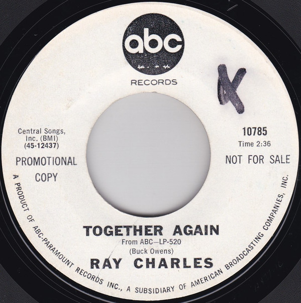 ladda ner album Ray Charles - Together Again Youre Just About To Lose Your Clown