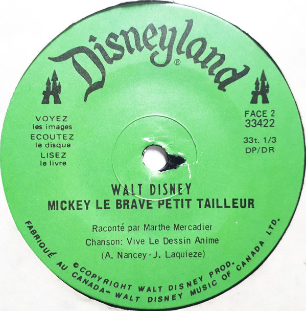 descargar álbum Various - Walt Disney Presente Mickey Le Brave Petit Tailleur