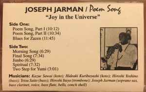 Joseph Jarman - Poem Song (Joy In The Universe) album cover