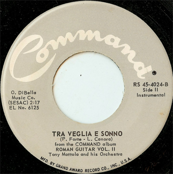 last ned album Tony Mottola And His Orchestra - Nina Tra Veglia E Sonno