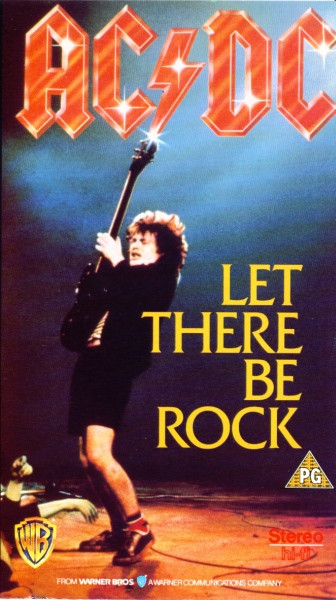 Labe Tag ud Badekar AC/DC – Let There Be Rock (1987, VHS) - Discogs