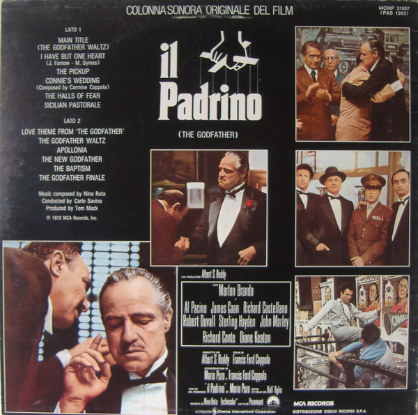 ladda ner album Nino Rota - Il Padrino Colonna Sonora Originale Del Film