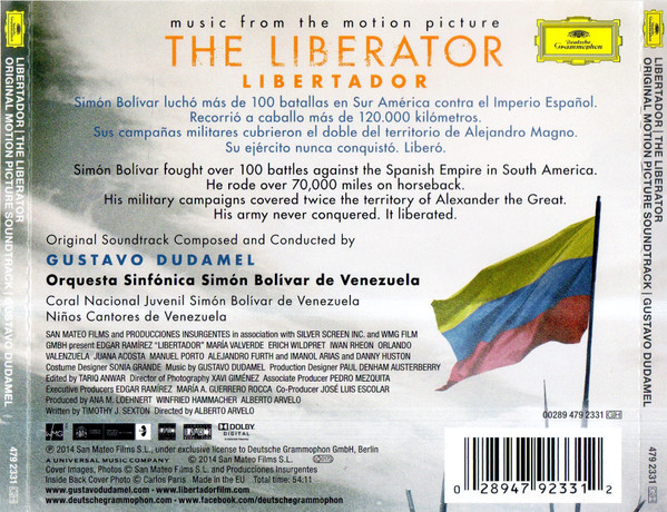 ladda ner album Gustavo Dudamel - The Liberator Libertador music from the motion picture