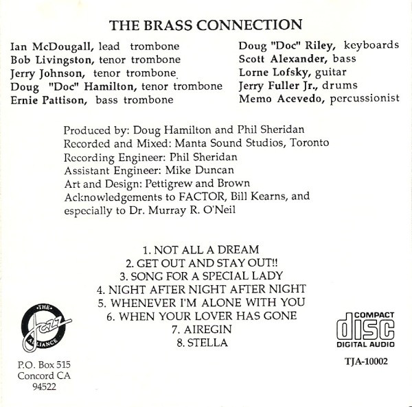 descargar álbum The Brass Connection, Carl Fontana, Ian McDougall, Bill Watrous, Jiggs Whigham - A 5 Star Edition