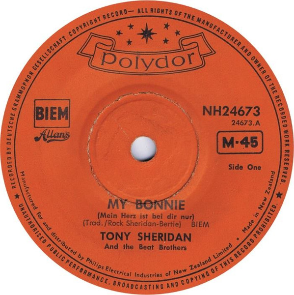 Tony Sheridan & The Beat Brothers - My Bonnie | Releases | Discogs