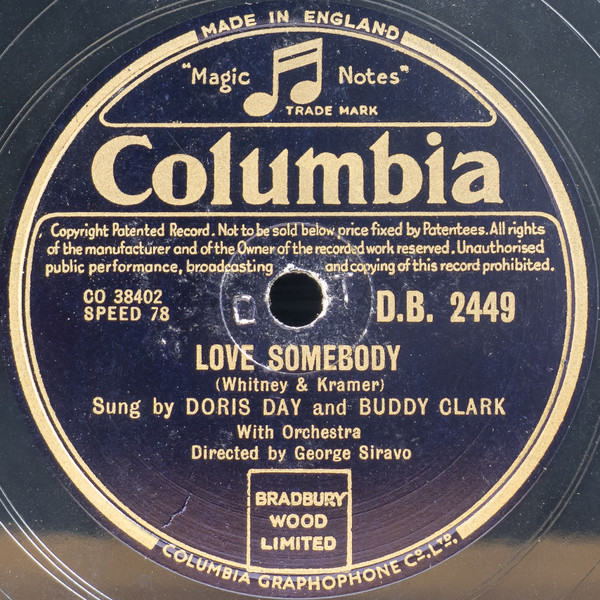baixar álbum Buddy Clark Doris Day With Buddy Clark - All Dressed Up With A Broken Heart Love Somebody