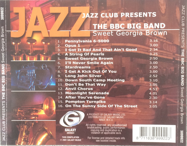 baixar álbum The BBC Big Band - Sweet Georgia Brown