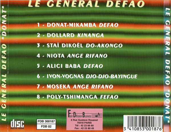 last ned album Le General Defao & Les Big Stars - Donat
